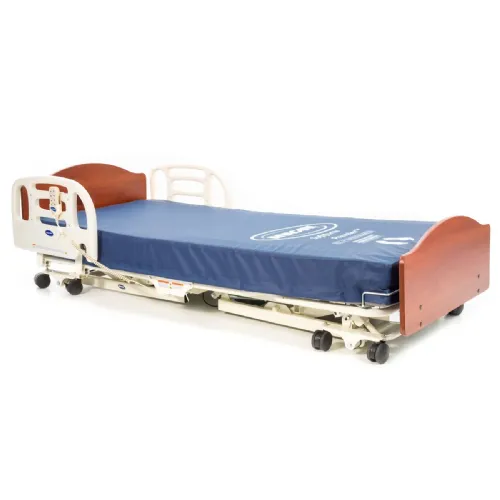 Cama Hospitalaria marca Invacare modelo Carroll CS3 Electrica. Incluye Colchón marca Softform Premier más dos Rieles modelo Thinksoft, Cabecera y Piecera estilo Amherst.