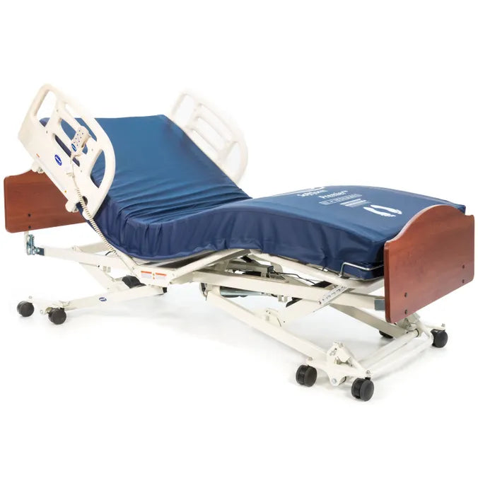 Cama Hospitalaria marca Invacare modelo Carroll CS3 Electrica. Incluye Colchón marca Softform Premier más dos Rieles modelo Thinksoft, Cabecera y Piecera estilo Amherst.