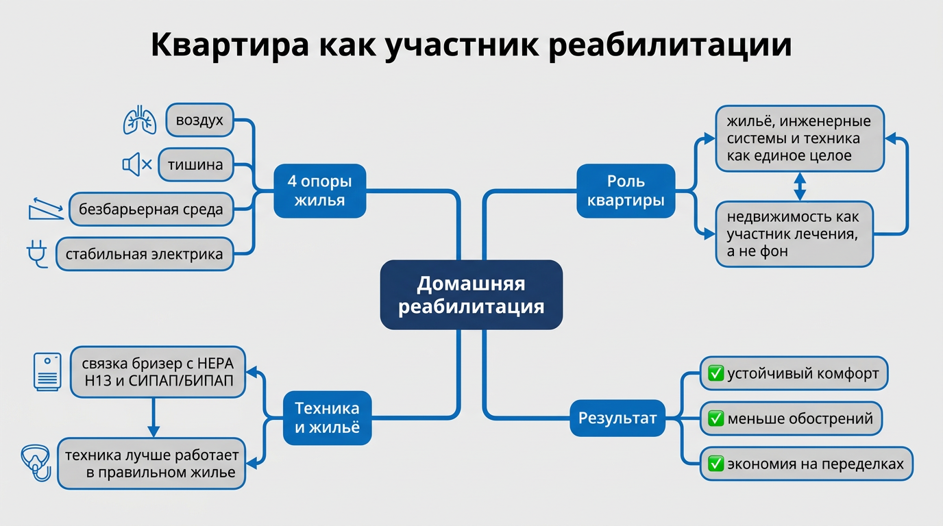 Квартира как участник реабилитации